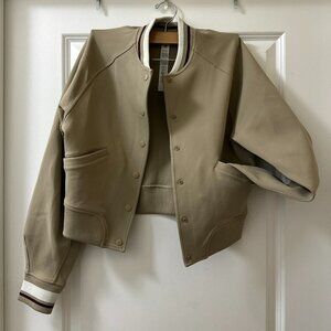 lululemon Snap-Front Collegiate Jacket - XS - Sheer Oak
